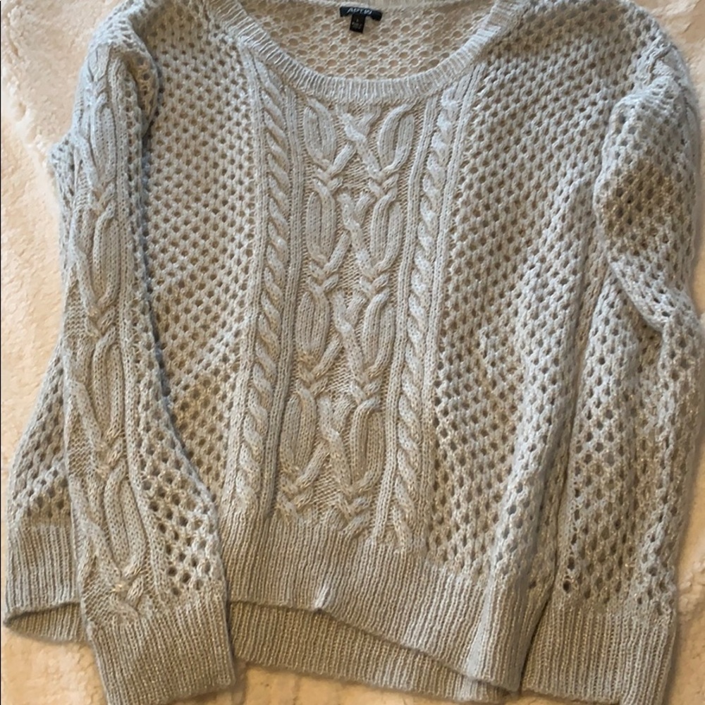 Silver sweater